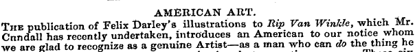 AMERICAN ART. The publication of Felix B...