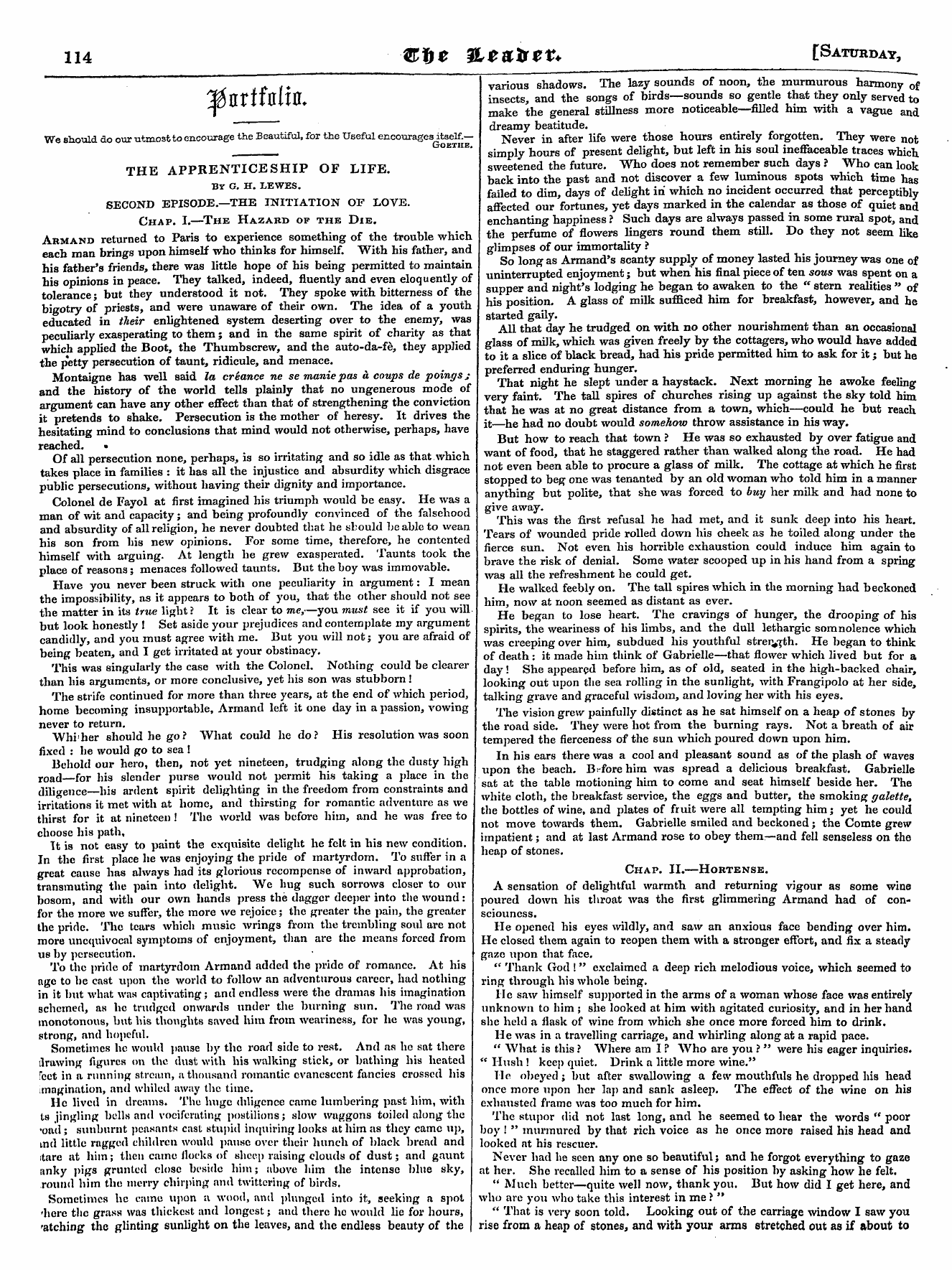 Leader (1850-1860): jS F Y, Country edition - ^ 40flrttluttt* I