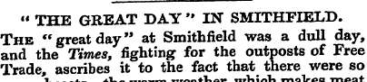 " THE GREAT DAY " IN SMITHFIELD. The " g...