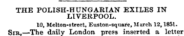 THE POLISH-HUNGARIAN EXILES IN LIVERPOOL...