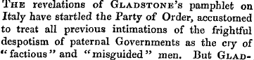 The revelations of Gladstone's pamphlet ...