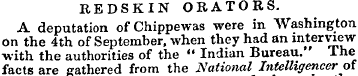 REDSKIN ORATORS. A deputation of Chippew...