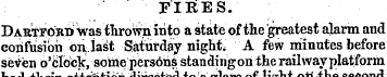 FIRES. Dautford was thrown into a state ...