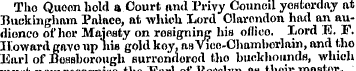 Tho Quoon hold a Court and Privy Council...