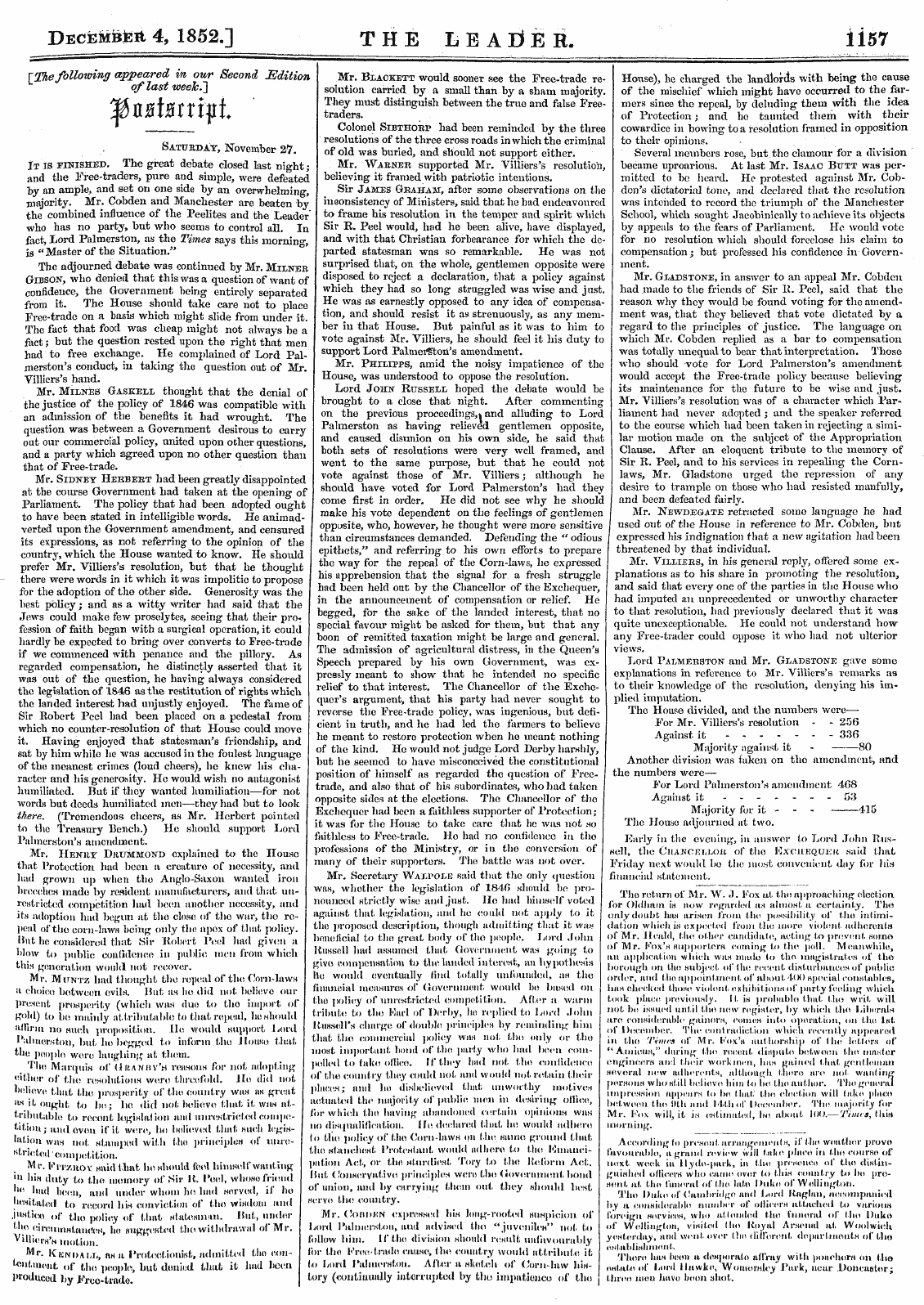 Leader (1850-1860): jS F Y, Country edition - Ifaatarrqii.