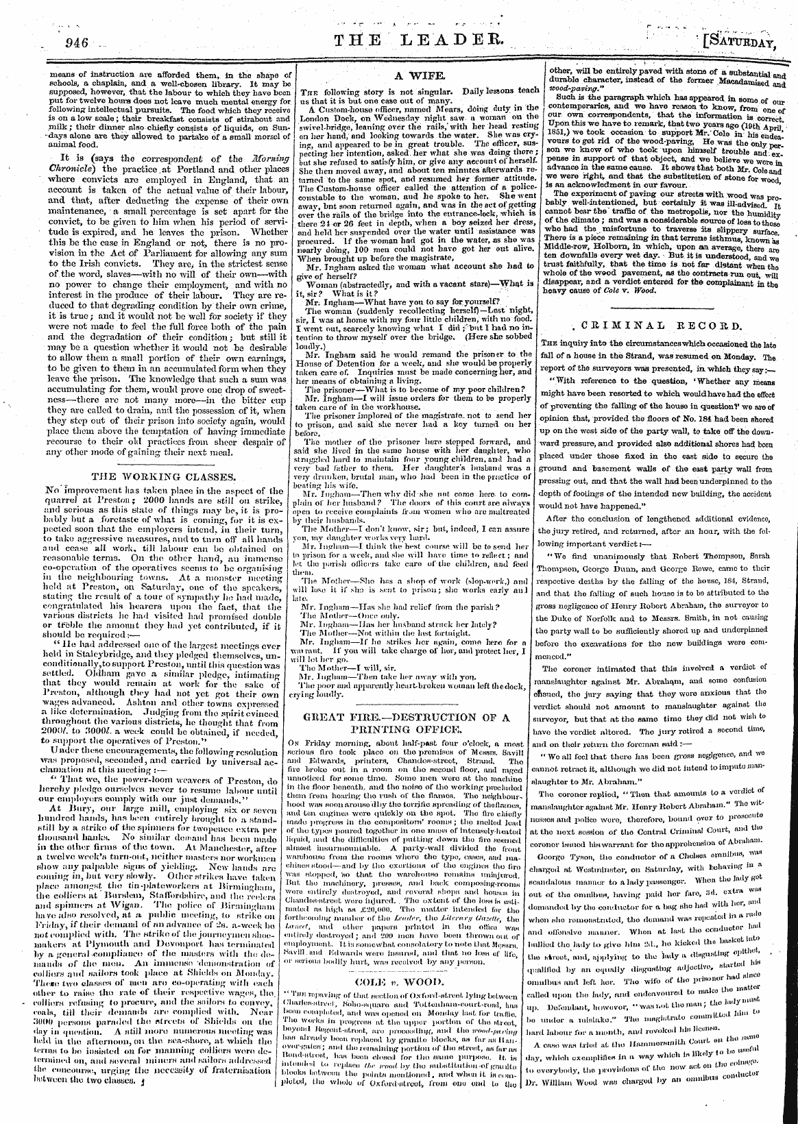 Leader (1850-1860): jS F Y, 2nd edition - ' 946 . Tfle Leadek, L [Sattjrday ,