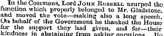 In the Commons, Lord John Russuxr., usur...