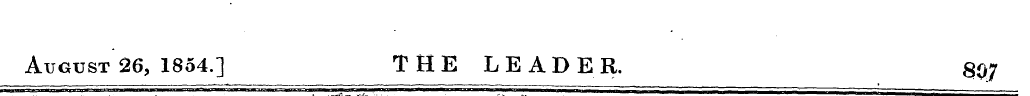 August 26, 1854.] THE LEADER. 807