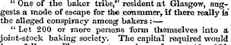 " One of the baker tribe," resident at G...