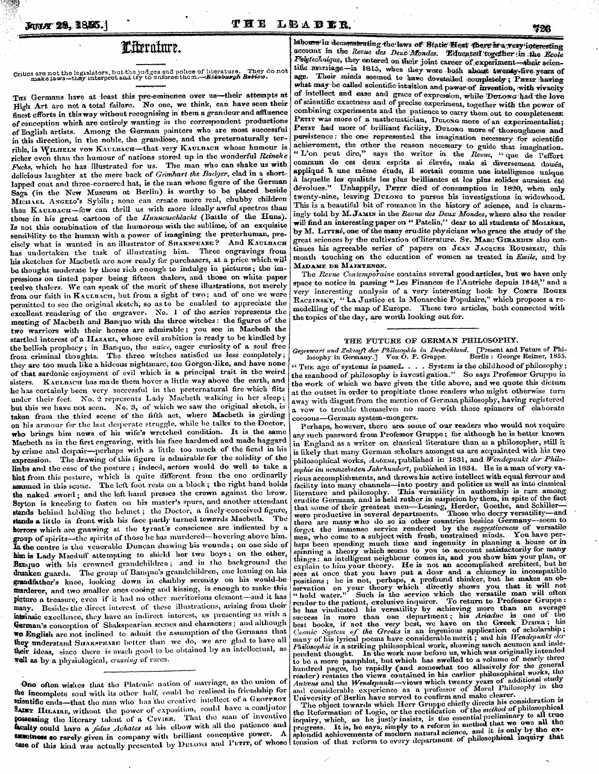 Leader (1850-1860): jS F Y, 2nd edition - Ffirritee.