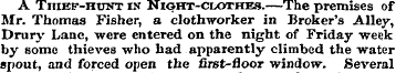 A Thief-hunt in Night-clothbs.—The premi...