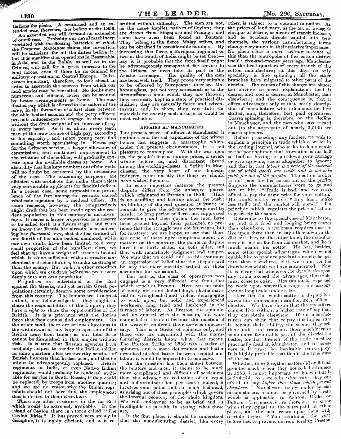 Leader (1850-1860): jS F Y, 2nd edition: 14