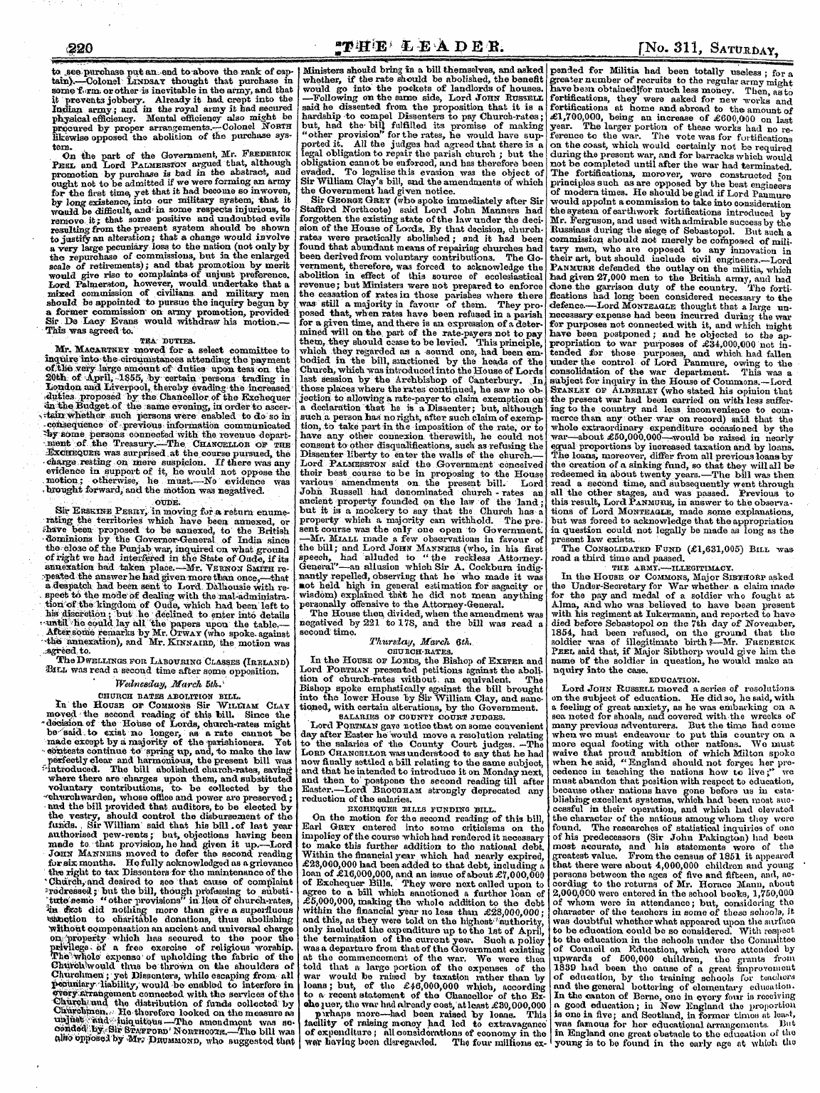 Leader (1850-1860): jS F Y, 2nd edition - _J| 20 ;Img%P &Deapeb. [No-311, Sattjitd...