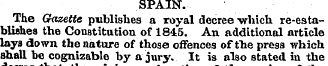SPAIN. The Grozette publishes a royal de...