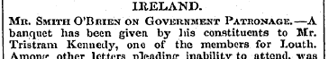 UtELAND. Mn. Smith O'Brien on Government...