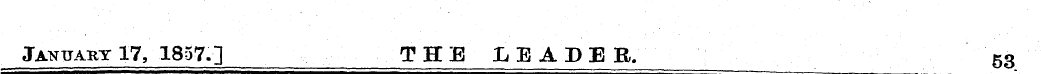 January 17, 1857,] THE LEADER, 53