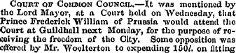 Court qf Common Council.—It was mentione...