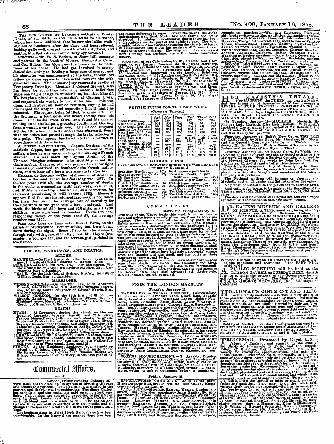 Leader (1850-1860): jS F Y, 2nd edition - Jfkom The London Gazette. Tuesday, Janua...