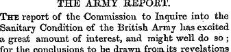 THE ARMY REPOET. The report of the Commi...