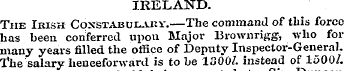 IRELAND. The Irish Constabulary.—The com...