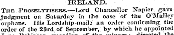 IRELAND. The Proselttisers.—Lord Chancel...