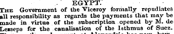 . EGYPT. The Government of the Viceroy f...
