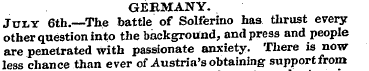 GERMANY. July 6th.—The battle of Solferi...