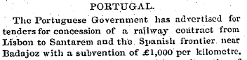PORTUGAL. The Portuguese Government has ...