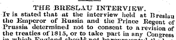 THE BRESLAU INTERVIEW. It is stated that...
