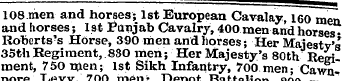 108.men and horses; 1st European Cavalay...