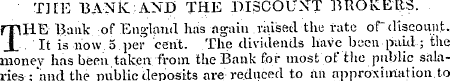 THE BANK AND THE DISCOUNT BROKERS. TH E ...