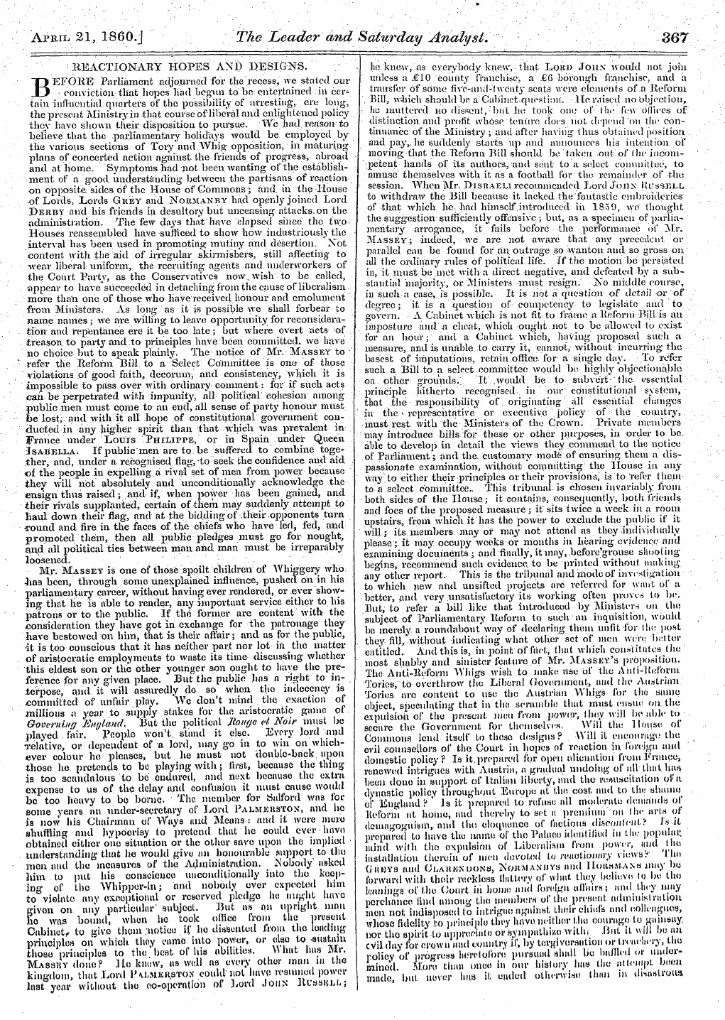 Leader (1850-1860): jS F Y, 2nd edition: 3