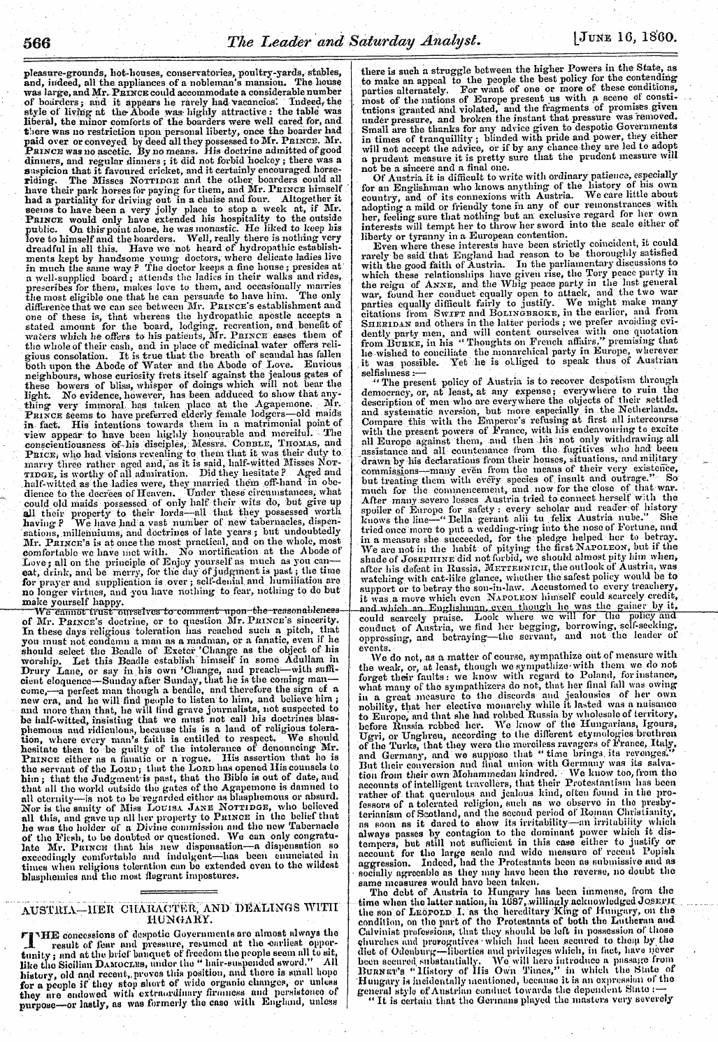 Leader (1850-1860): jS F Y, 2nd edition: 10
