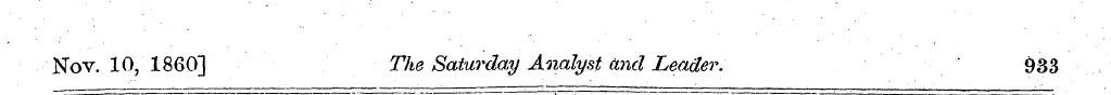 Nov. 10, 1860] The Saturday Analyst and ...