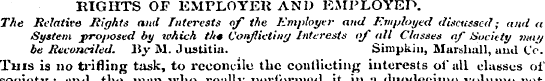 RIGHTS OF EMPLOYE!* AND EMPLOYED. The Re...