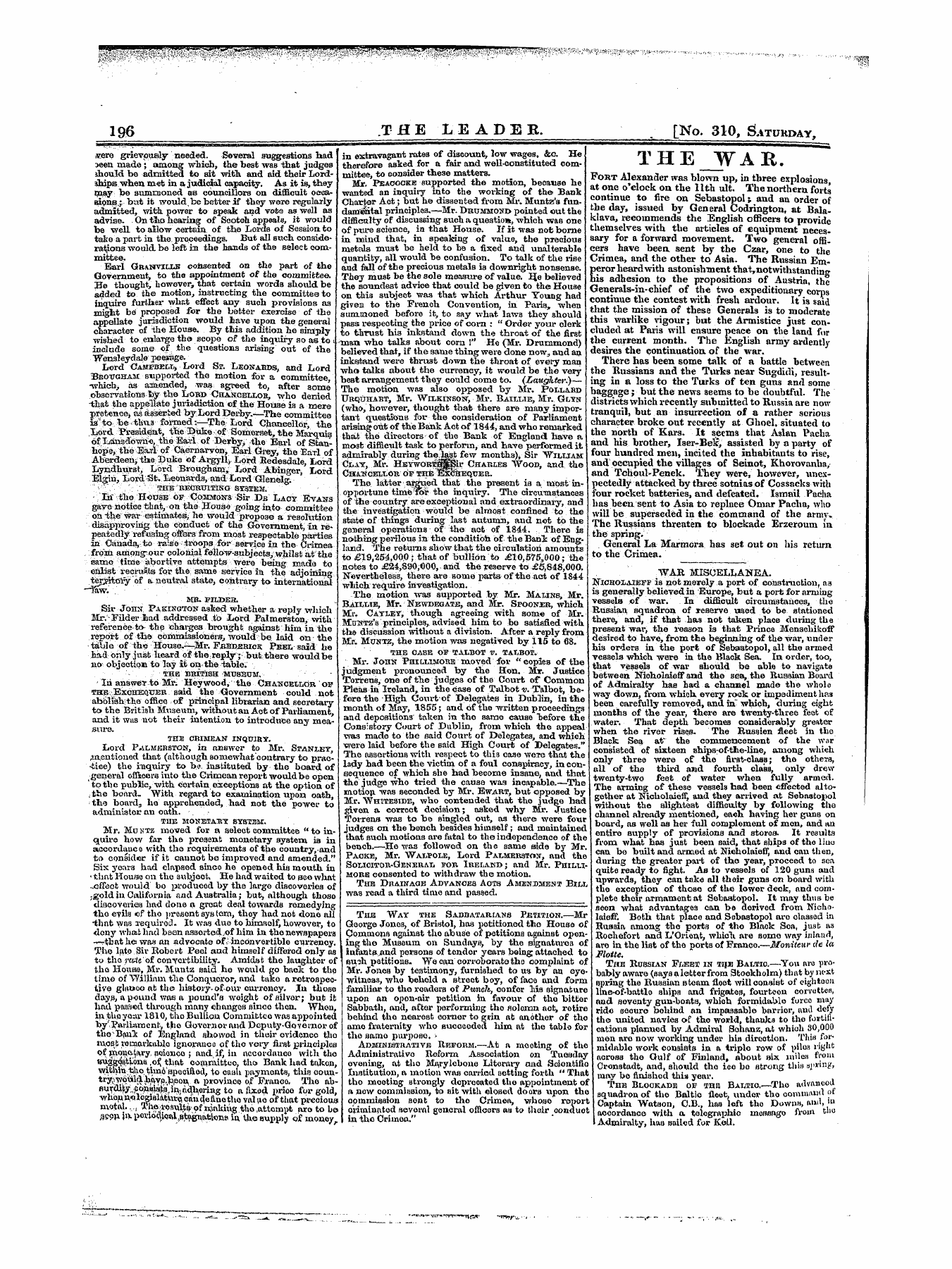 Leader (1850-1860): jS F Y, 1st edition: 4