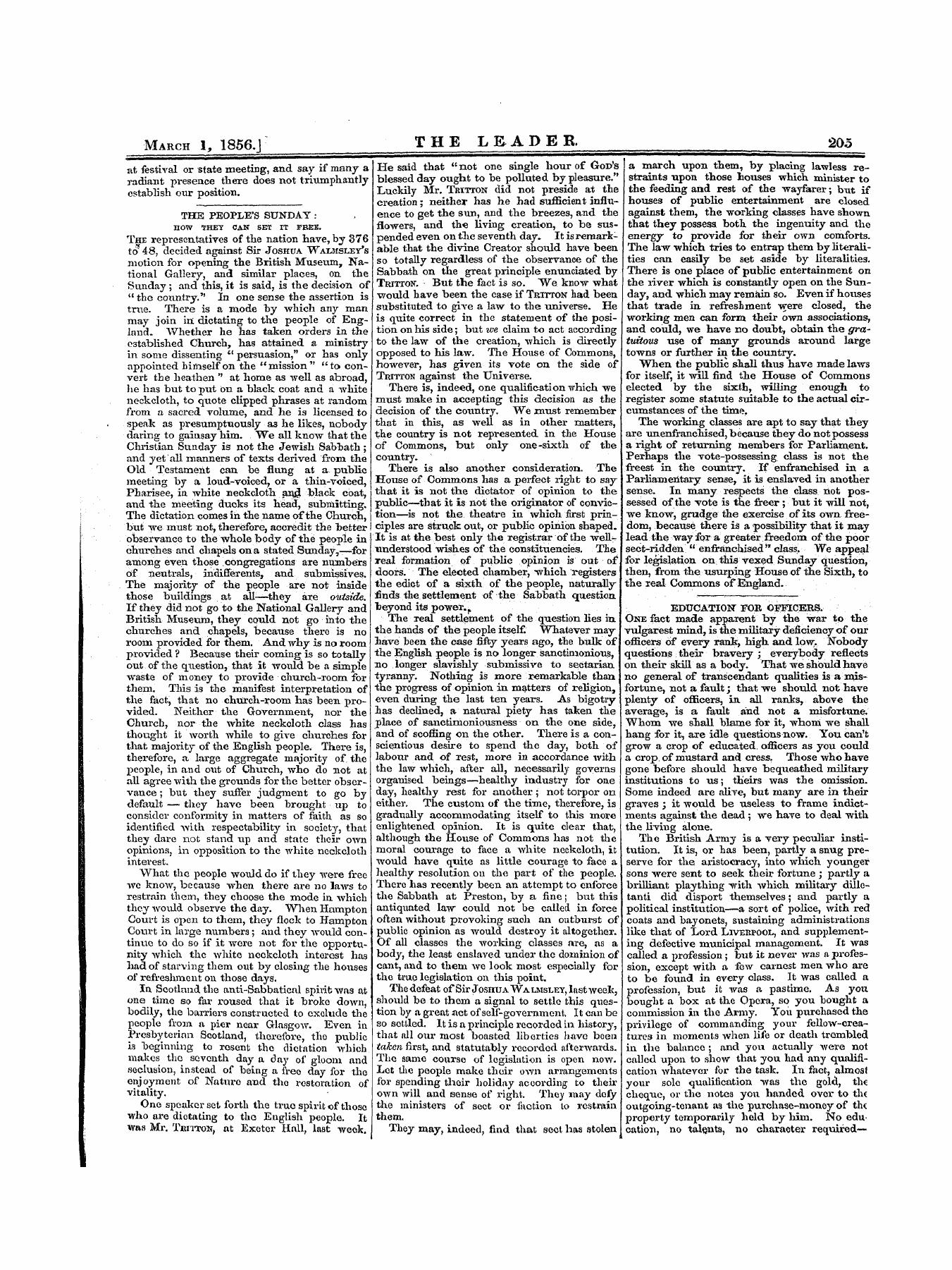 Leader (1850-1860): jS F Y, 1st edition: 13