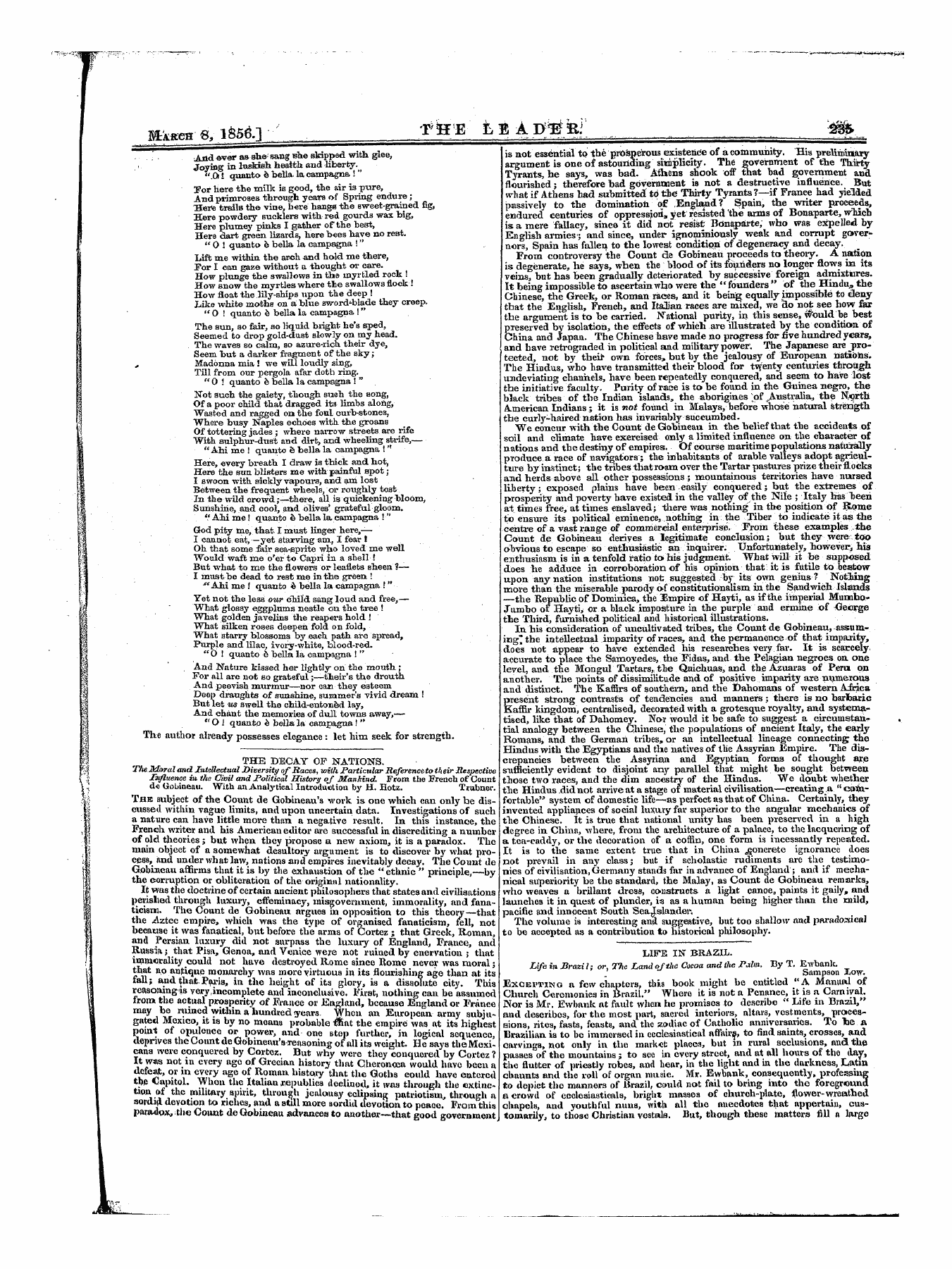 Leader (1850-1860): jS F Y, 1st edition: 19