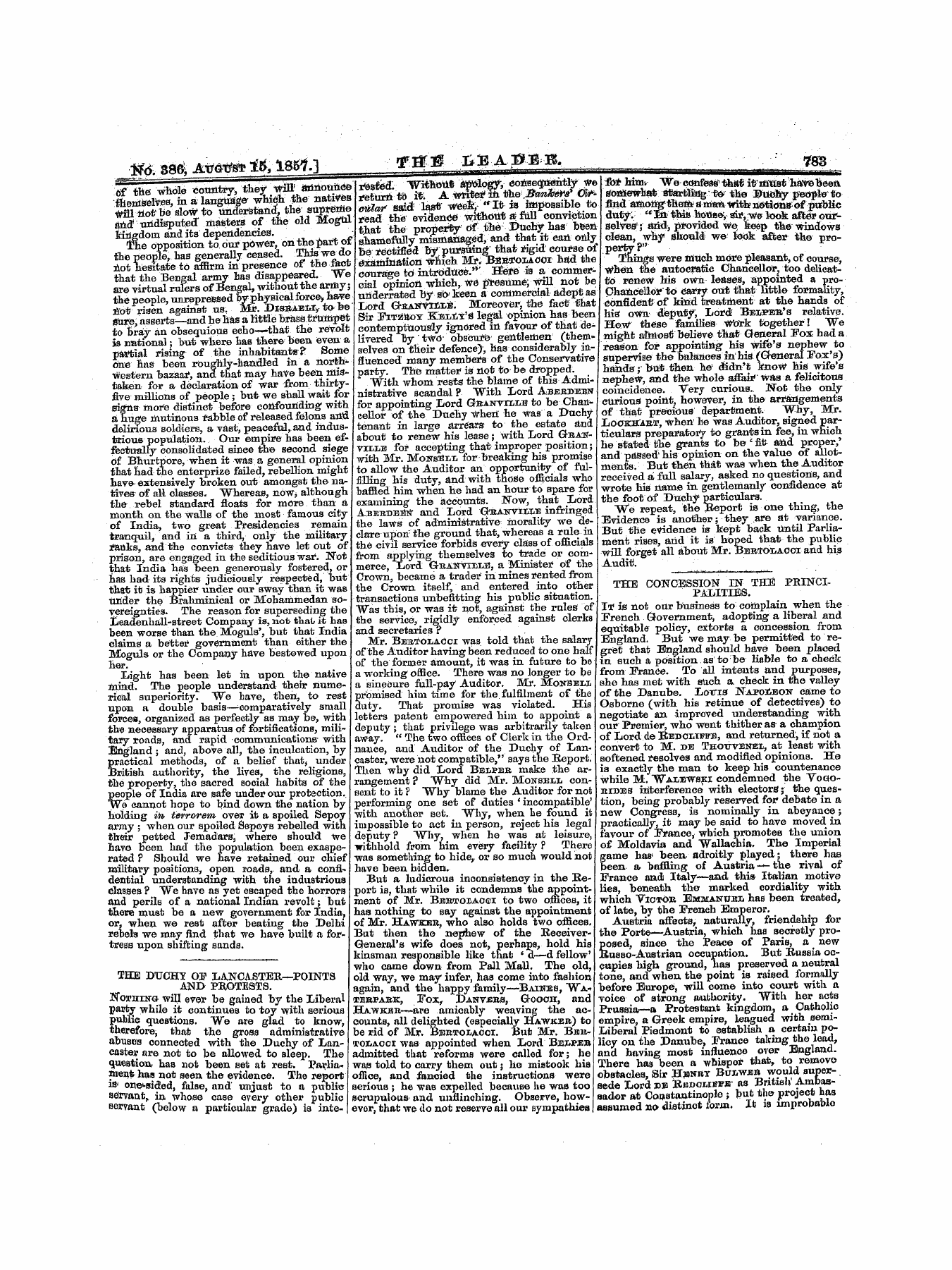 Leader (1850-1860): jS F Y, 1st edition: 15