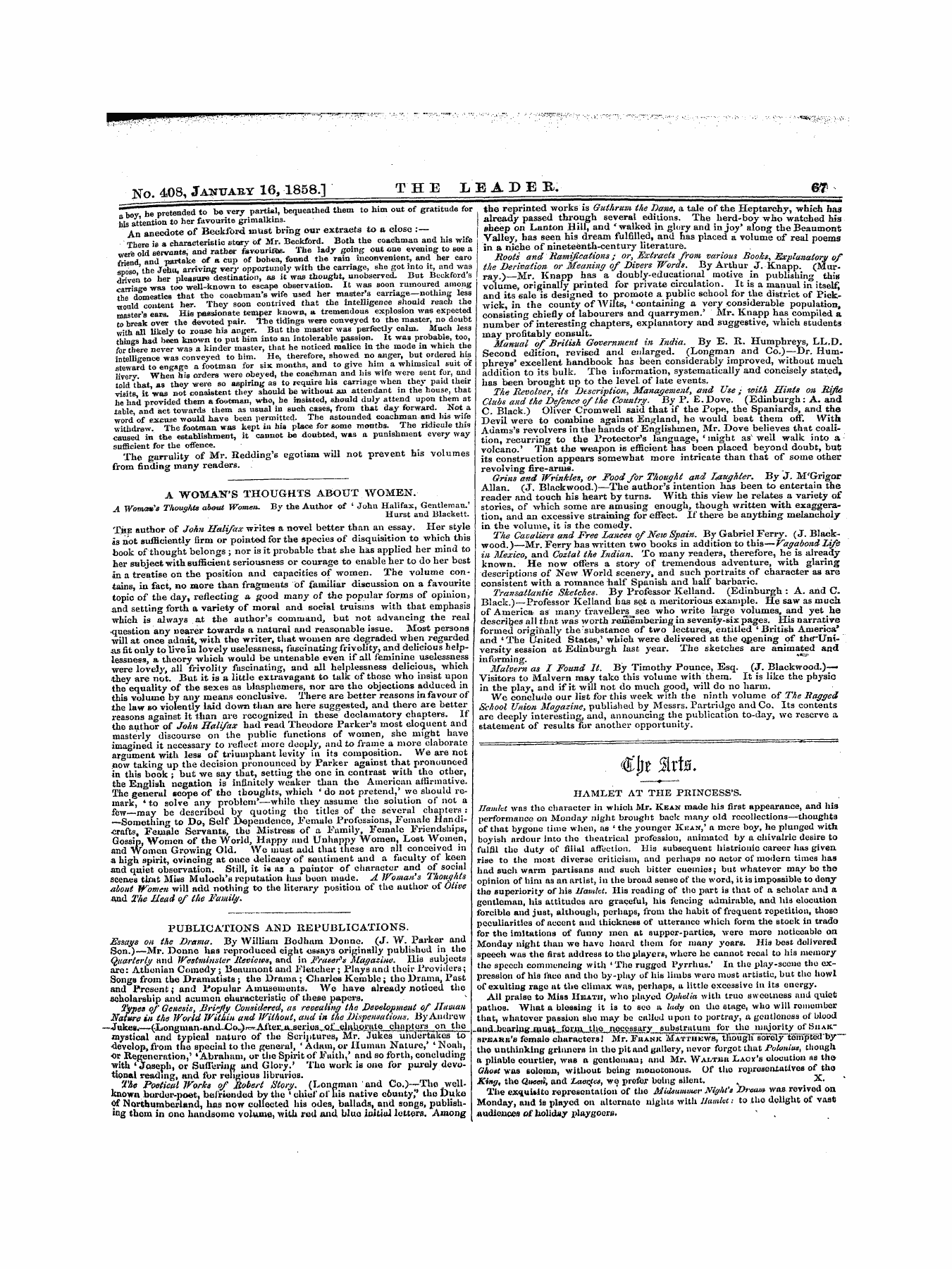 Leader (1850-1860): jS F Y, 1st edition: 19