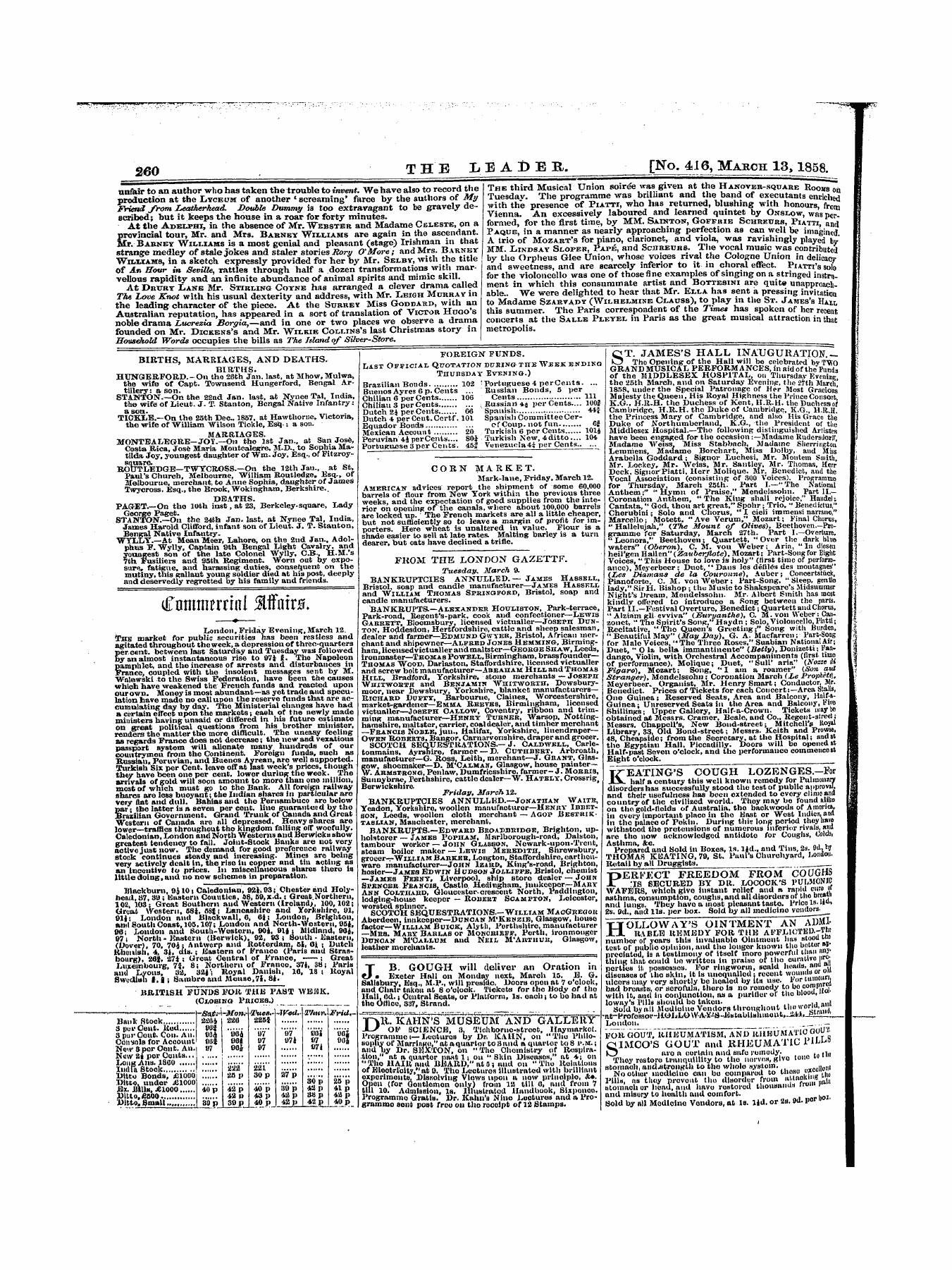 Leader (1850-1860): jS F Y, 1st edition - «Pmttm«Rrfnl Fflfltitw Ulntnmtrniu .#110. V^ Muujjuthu ^.Tituivai. +