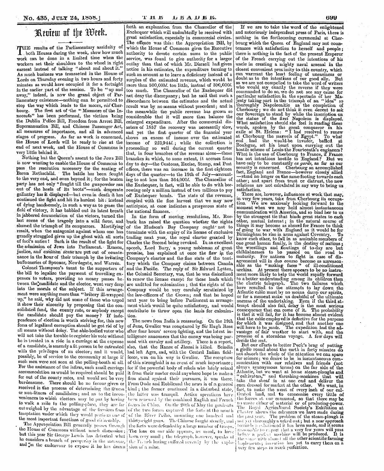 Leader (1850-1860): jS F Y, 1st edition - 'Kl Ttliptlt Ilf T\\T ^0tt\T ^ *