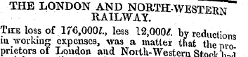 THE LONDON AND NORTH-WESTERN RAILWAY. N ...