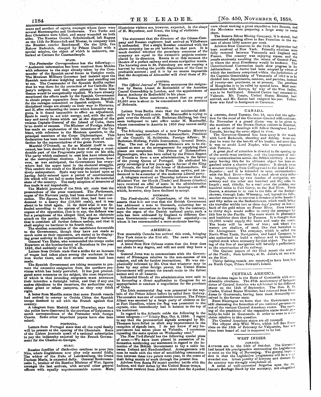 Leader (1850-1860): jS F Y, 1st edition - _ &Lt; . W , R . T ^ Oujniijnljm L Au Jnuliis