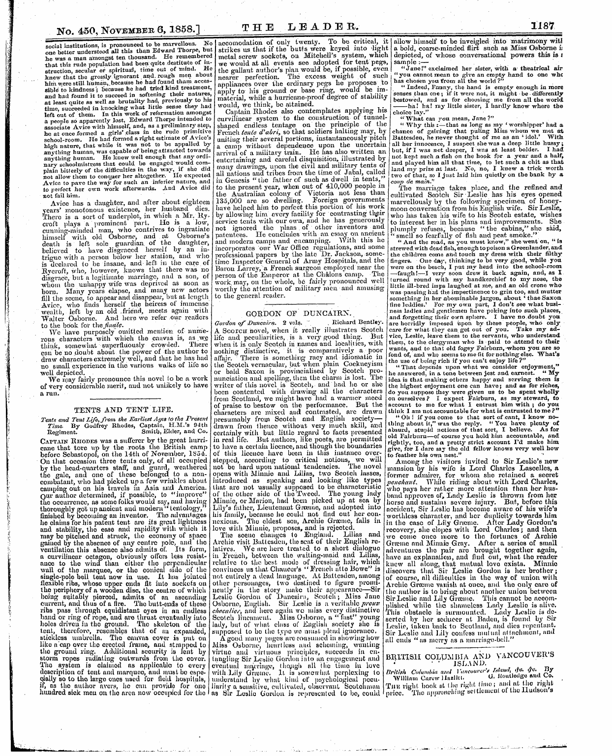 Leader (1850-1860): jS F Y, 1st edition: 11