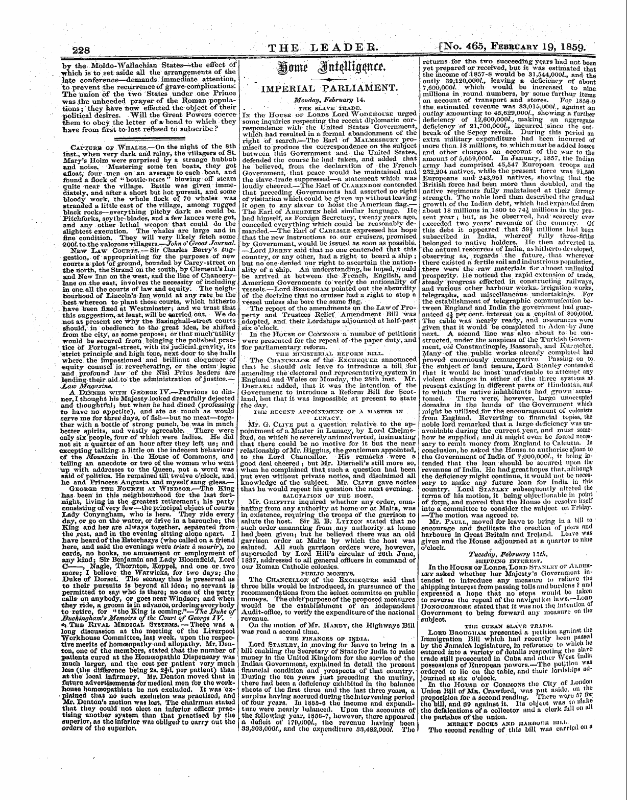 Leader (1850-1860): jS F Y, 1st edition - Gome &Ni0gwu ^/ V^V 1 - V T