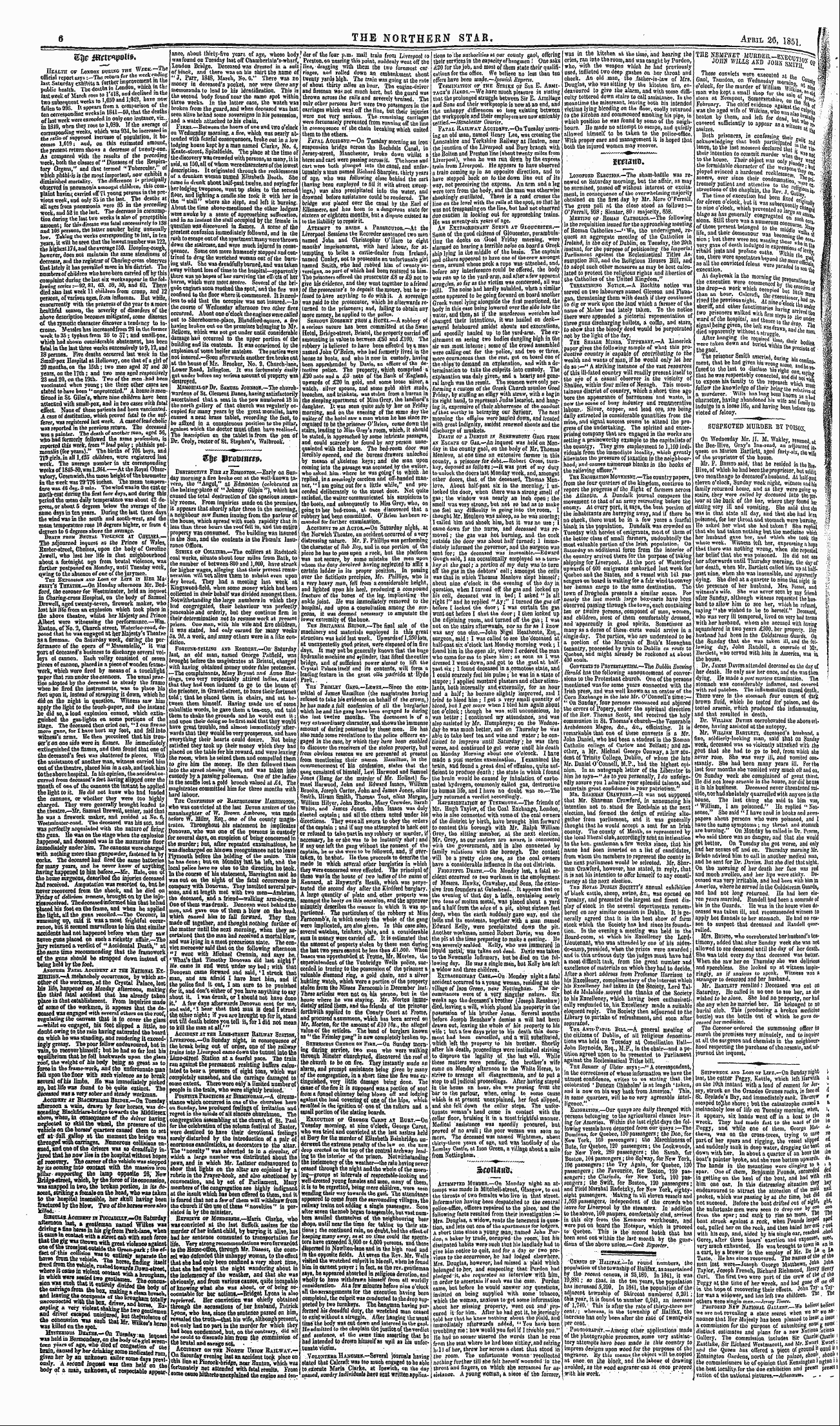 Northern Star (1837-1852): jS F Y, 2nd edition - &$E Urodmritf.