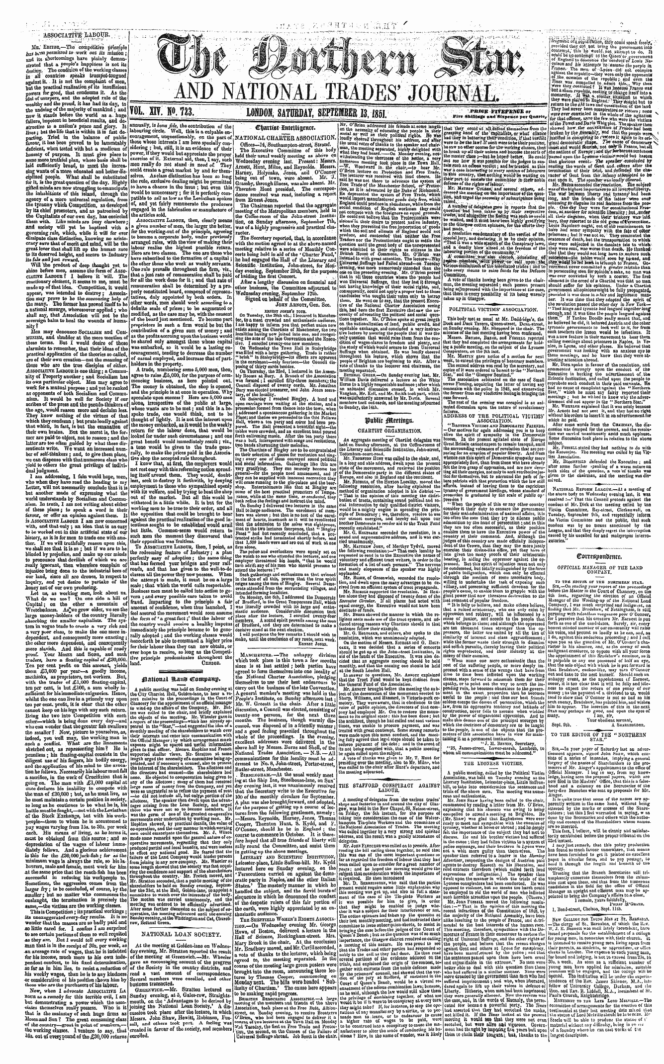 Northern Star (1837-1852): jS F Y, 2nd edition - Ffiomaptotonw