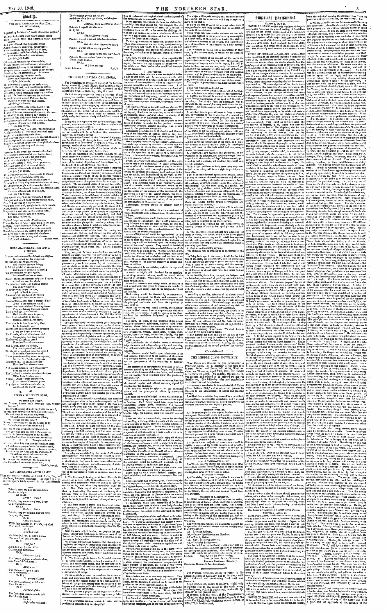 Northern Star (1837-1852): jS F Y, 3rd edition - Besidbnt 6cffbaoe. 1.—To Convene Public ...