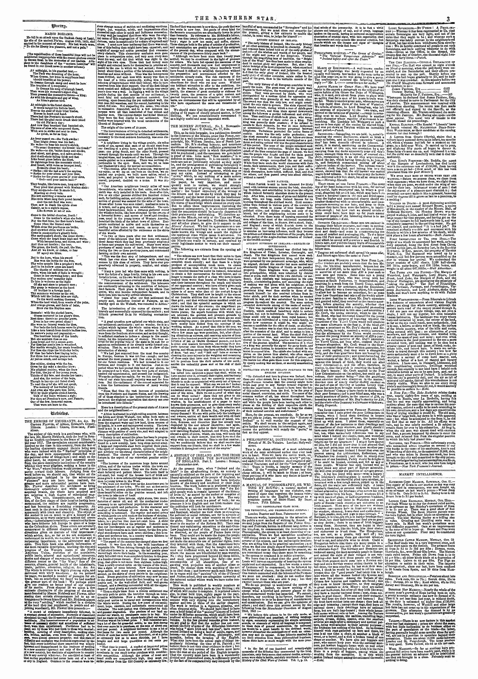 Northern Star (1837-1852): jS F Y, 4th edition - S&Otttd